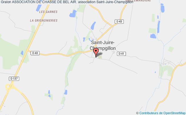 plan association Association De Chasse De Bel Air. Saint-Juire-Champgillon