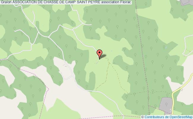 plan association Association De Chasse De Camp Saint Peyre Floirac