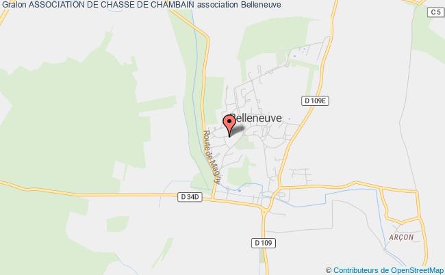 plan association Association De Chasse De Chambain Belleneuve