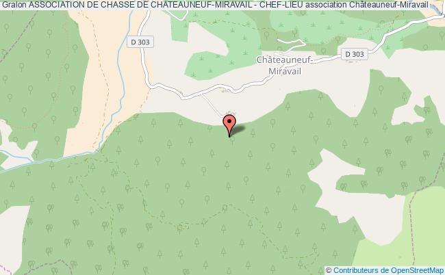 plan association Association De Chasse De Chateauneuf-miravail - Chef-lieu Châteauneuf-Miravail