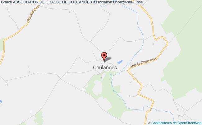plan association Association De Chasse De Coulanges Valloire-sur-Cisse