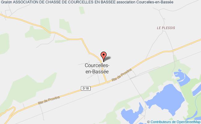 plan association Association De Chasse De Courcelles En Bassee Courcelles-en-Bassée