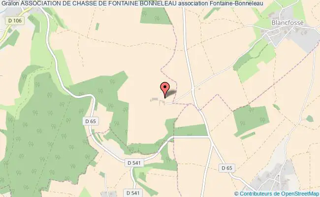 plan association Association De Chasse De Fontaine Bonneleau Fontaine-Bonneleau