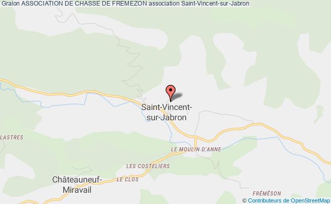 plan association Association De Chasse De Fremezon Saint-Vincent-sur-Jabron