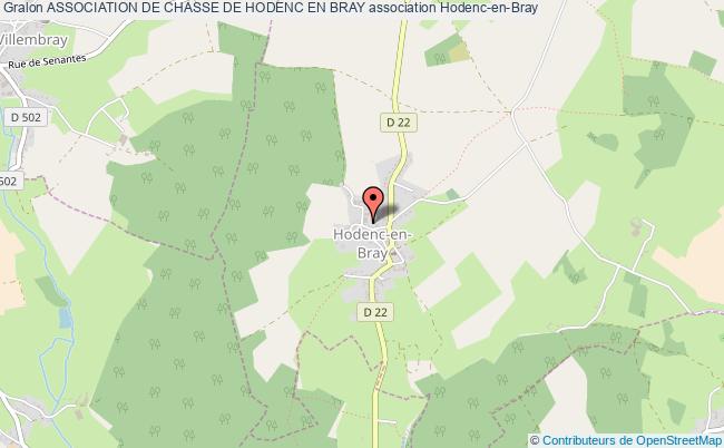 plan association Association De Chasse De Hodenc En Bray Hodenc-en-Bray