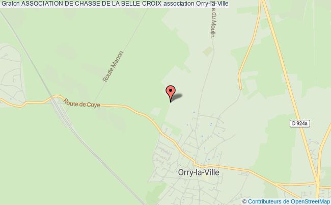 plan association Association De Chasse De La Belle Croix Orry-la-Ville