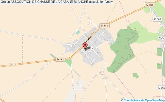 plan association Association De Chasse De La Cabane Blanche Vesly