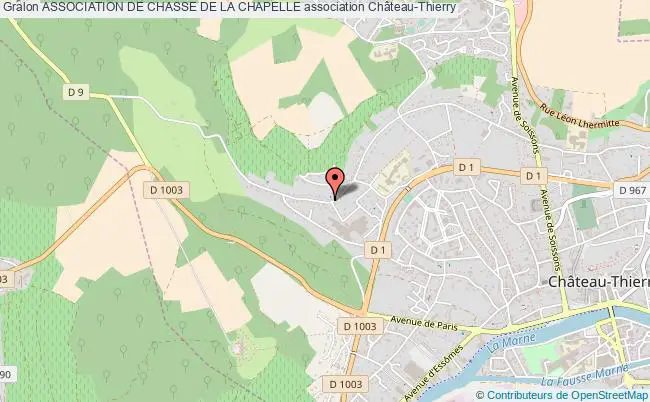 plan association Association De Chasse De La Chapelle Château-Thierry