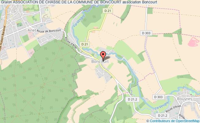 plan association Association De Chasse De La Commune De Boncourt Boncourt
