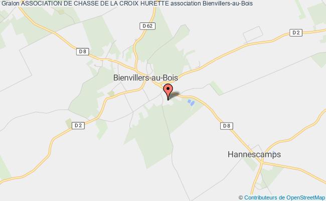 plan association Association De Chasse De La Croix Hurette Bienvillers-au-Bois