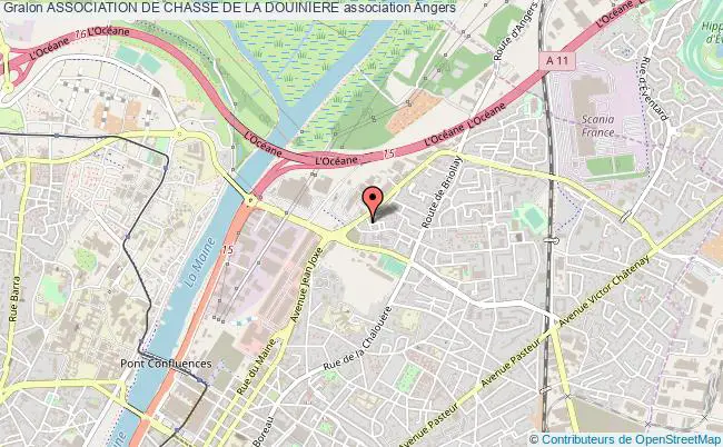 plan association Association De Chasse De La Douiniere Angers