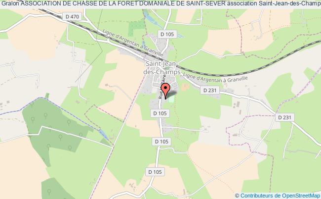plan association Association De Chasse De La Foret Domaniale De Saint-sever Saint-Jean-des-Champs