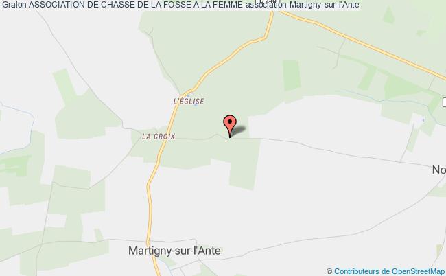 plan association Association De Chasse De La Fosse A La Femme Martigny-sur-l'Ante