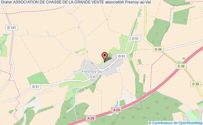 plan association Association De Chasse De La Grande Vente Fresnoy-au-Val