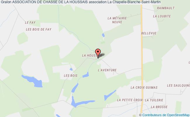 plan association Association De Chasse De La Houssais La    Chapelle-Blanche-Saint-Martin