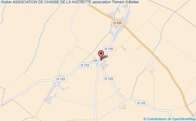 plan association Association De Chasse De La Huchette Thimert-Gâtelles