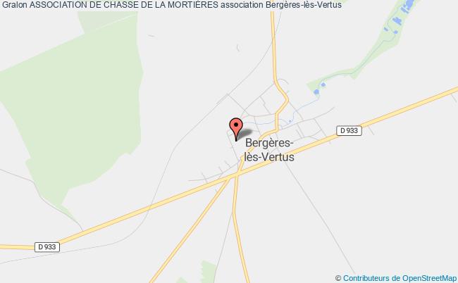 plan association Association De Chasse De La MortiÉres Bergères-lès-Vertus