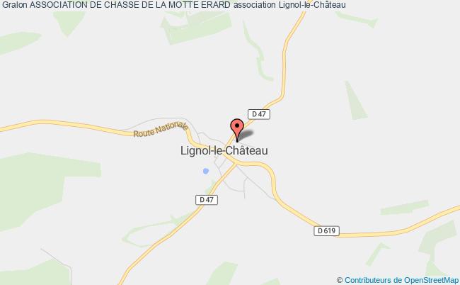 plan association Association De Chasse De La Motte Erard Lignol-le-Château
