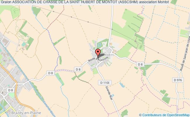 plan association Association De Chasse De La Saint Hubert De Montot (asscshm) Montot