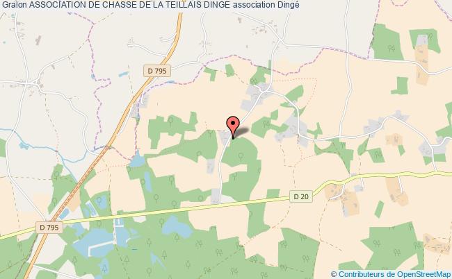 plan association Association De Chasse De La Teillais Dinge Dingé