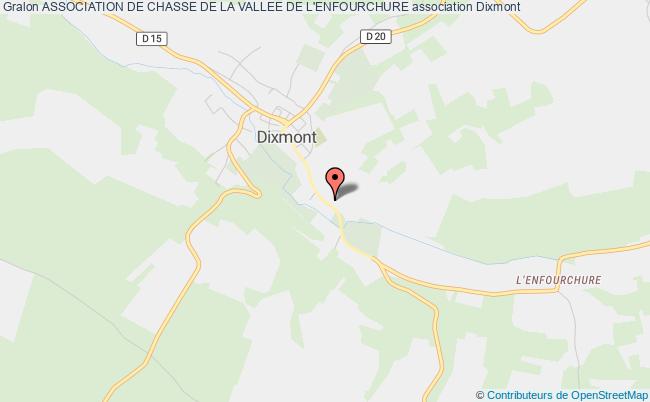 plan association Association De Chasse De La Vallee De L'enfourchure Dixmont