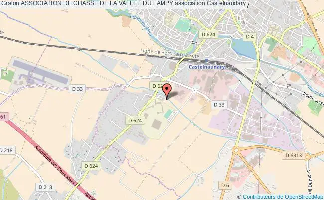 plan association Association De Chasse De La Vallee Du Lampy Castelnaudary