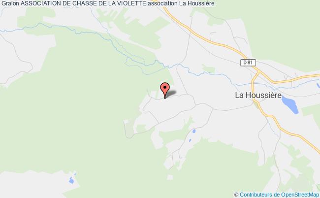 plan association Association De Chasse De La Violette La Houssière
