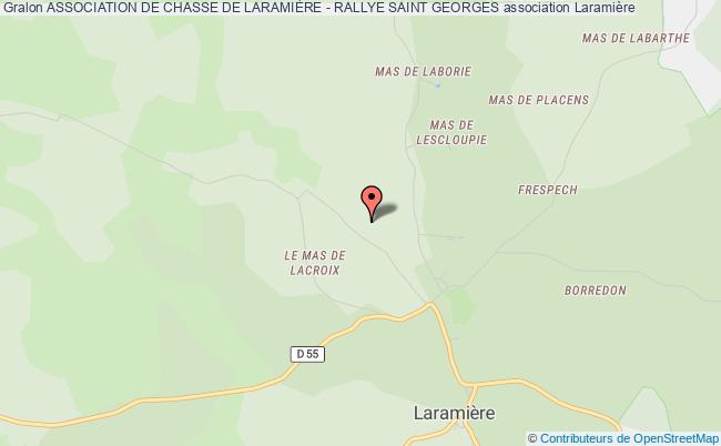plan association Association De Chasse De LaramiÈre - Rallye Saint Georges Laramière