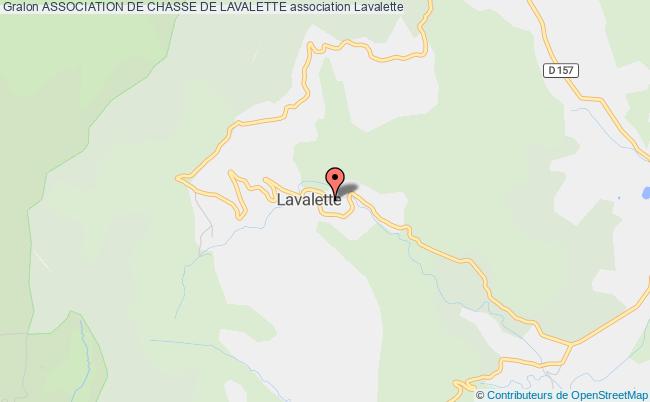 plan association Association De Chasse De Lavalette Lavalette