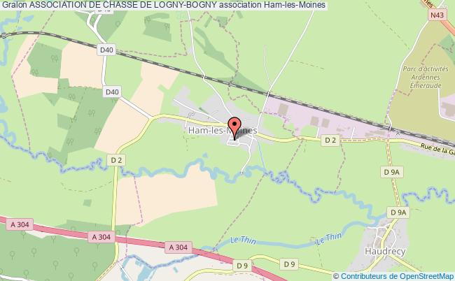plan association Association De Chasse De Logny-bogny Ham-les-Moines
