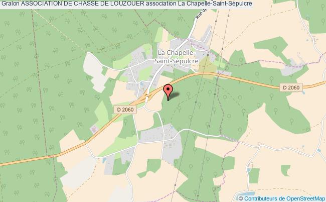 plan association Association De Chasse De Louzouer La    Chapelle-Saint-Sépulcre