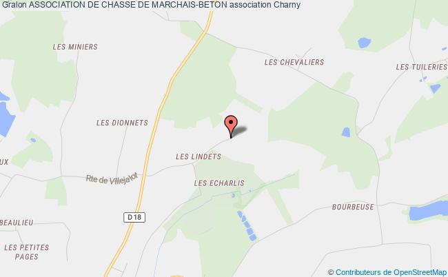plan association Association De Chasse De Marchais-beton Charny Orée de Puisaye