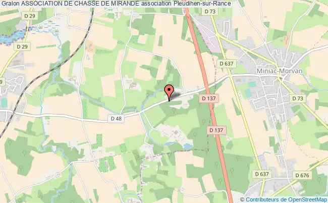 plan association Association De Chasse De Mirande Pleudihen-sur-Rance