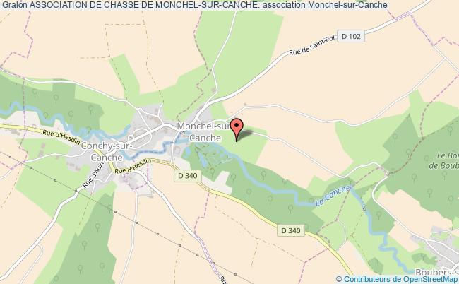 plan association Association De Chasse De Monchel-sur-canche. Monchel-sur-Canche
