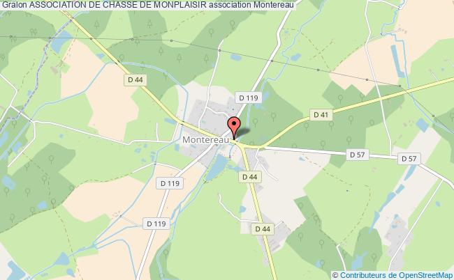 plan association Association De Chasse De Monplaisir Montereau