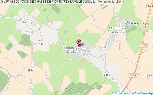 plan association Association De Chasse De Montmirey La Ville Montmirey-la-Ville