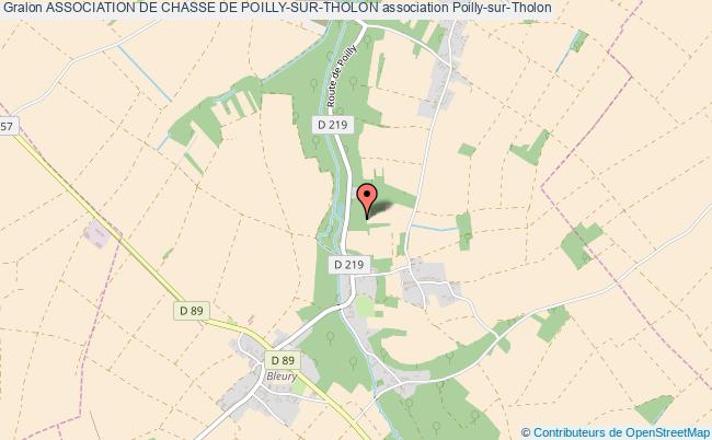 plan association Association De Chasse De Poilly-sur-tholon Poilly-sur-Tholon