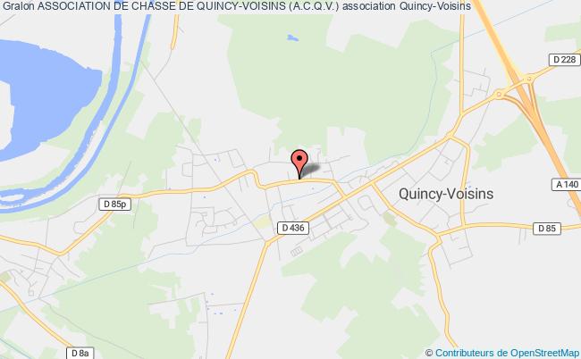plan association Association De Chasse De Quincy-voisins (a.c.q.v.) Quincy-Voisins