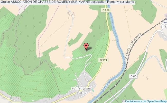 plan association Association De Chasse De Romeny-sur-marne Romeny-sur-Marne