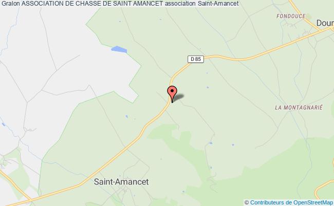 plan association Association De Chasse De Saint Amancet Saint-Amancet