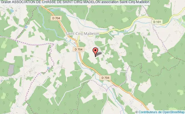 plan association Association De Chasse De Saint Cirq Madelon Saint-Cirq-Madelon