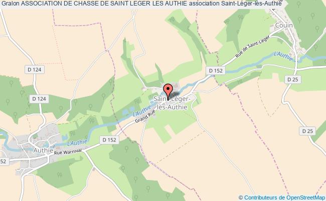 plan association Association De Chasse De Saint Leger Les Authie Saint-Léger-lès-Authie