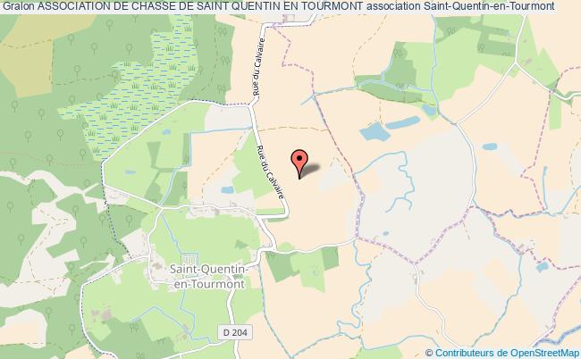 plan association Association De Chasse De Saint Quentin En Tourmont Saint-Quentin-en-Tourmont