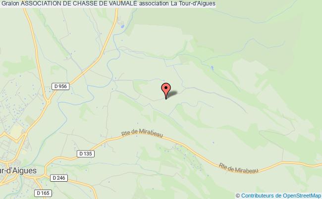 plan association Association De Chasse De Vaumale La    Tour-d'Aigues