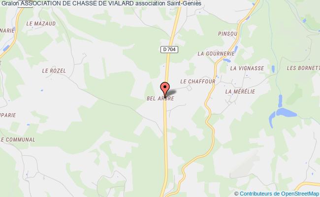 plan association Association De Chasse De Vialard Saint-Geniès