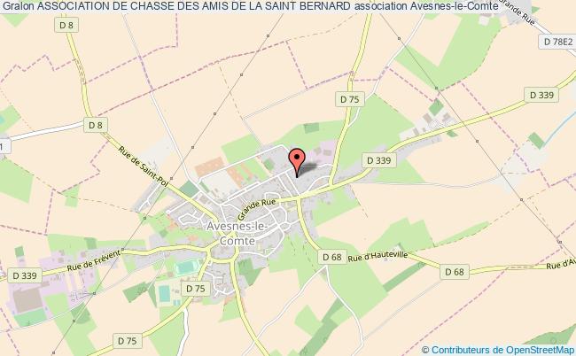 plan association Association De Chasse Des Amis De La Saint Bernard Avesnes-le-Comte