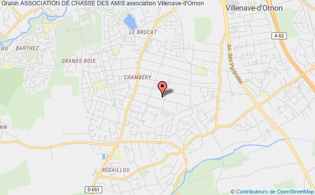 plan association Association De Chasse Des Amis Villenave-d'Ornon