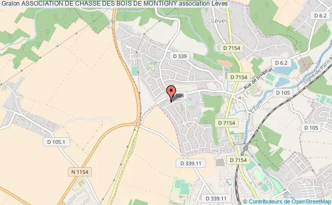 plan association Association De Chasse Des Bois De Montigny Lèves