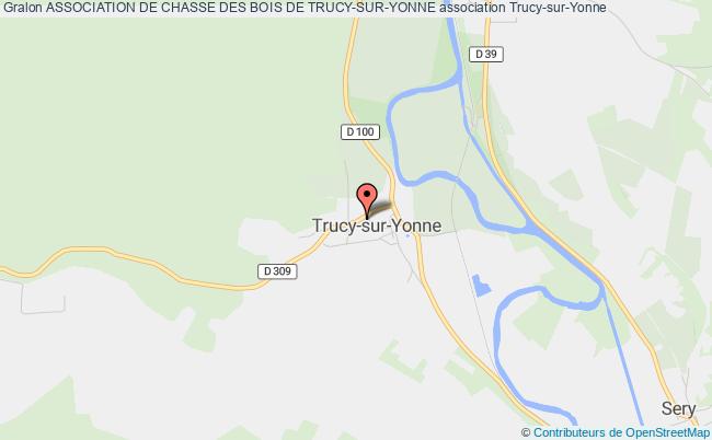 plan association Association De Chasse Des Bois De Trucy-sur-yonne Trucy-sur-Yonne