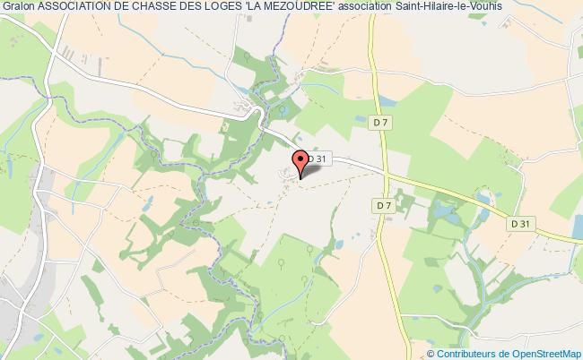 plan association Association De Chasse Des Loges 'la Mezoudree' Saint-Hilaire-le-Vouhis